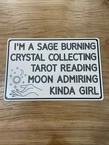 Metal sign plaques