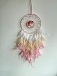 Rose Quartz Tree of life dream catcher