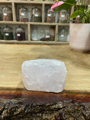 Rose Quartz candle holder