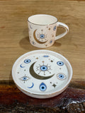 Evil Eye Cup & Saucer