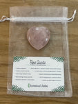 Rose Quartz Pocket Crystal