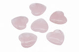 Rose Quartz Heart Pocket Crystal