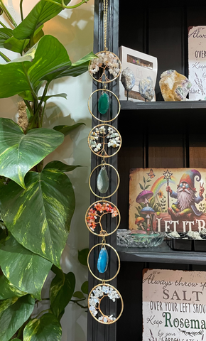Crystal Tree of Life hanging sun catcher