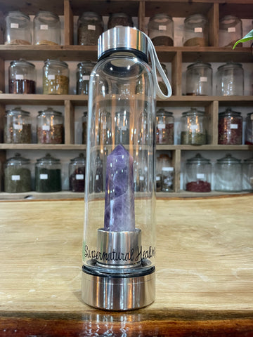Amethyst Crystal Bottle