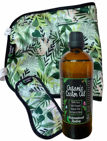 Organic Castor Oil Pack Set